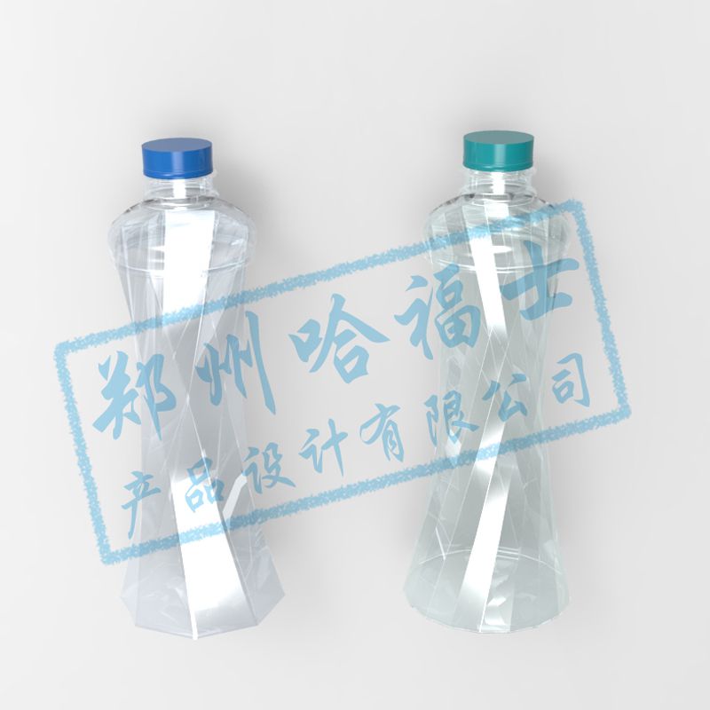 矿泉水瓶设计渲染